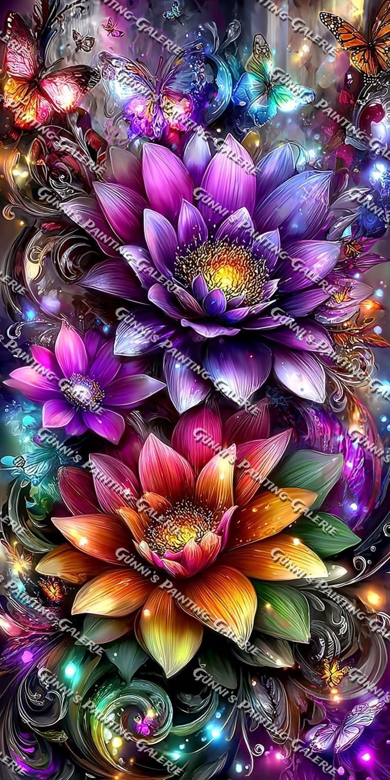 Blumen der Ewigkeit by Andy‘s_AI_Art 70x140 447 Farben