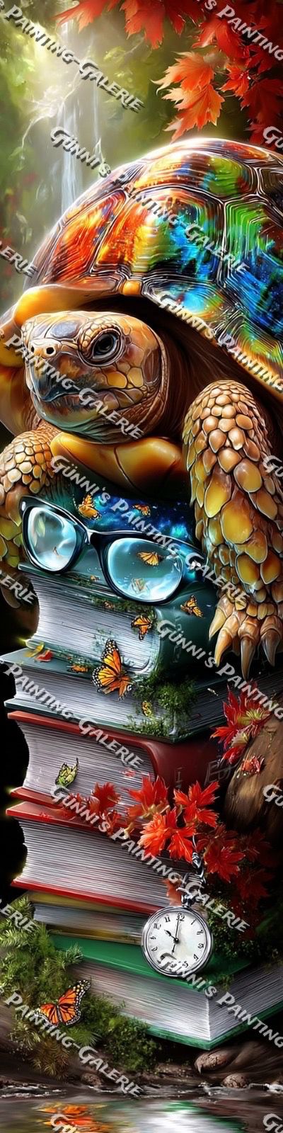 Schildkröte der Weisheit by QN 30x120 325 Farben