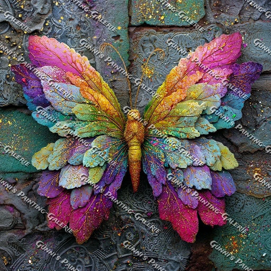 Der Herbstschmetterling by Andastra_DP 70x70 180 Farben