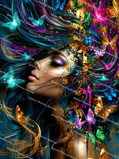 Schmetterlingsträume by Andy‘s_AI_Art 90x120 320 Farben