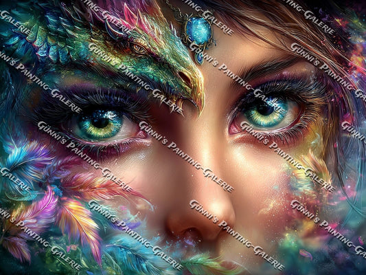 Seelenblick des Drachen by Sweet_Loco_AI 120x90 365 Farben