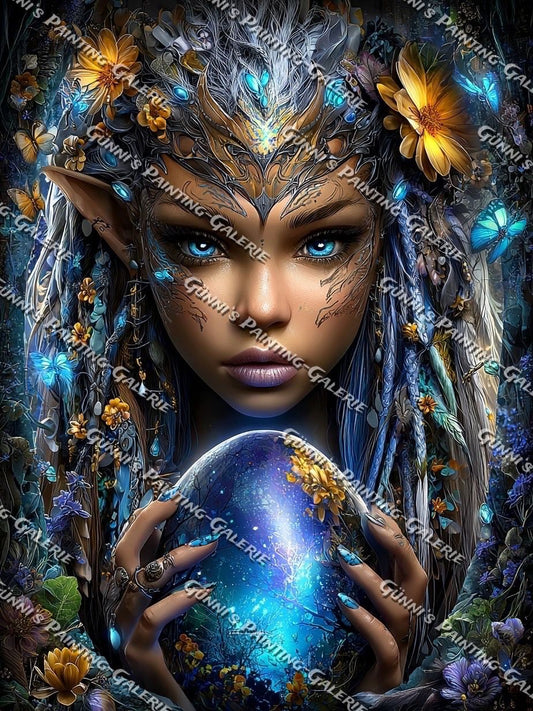 Die Seherin by illumaris KI_Art 75x100 290 Farben