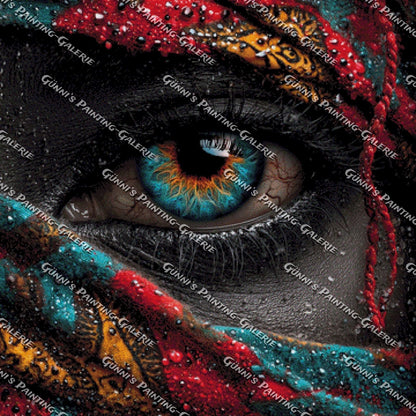 Das Auge des Sturms by QN 90x90 300 Farben