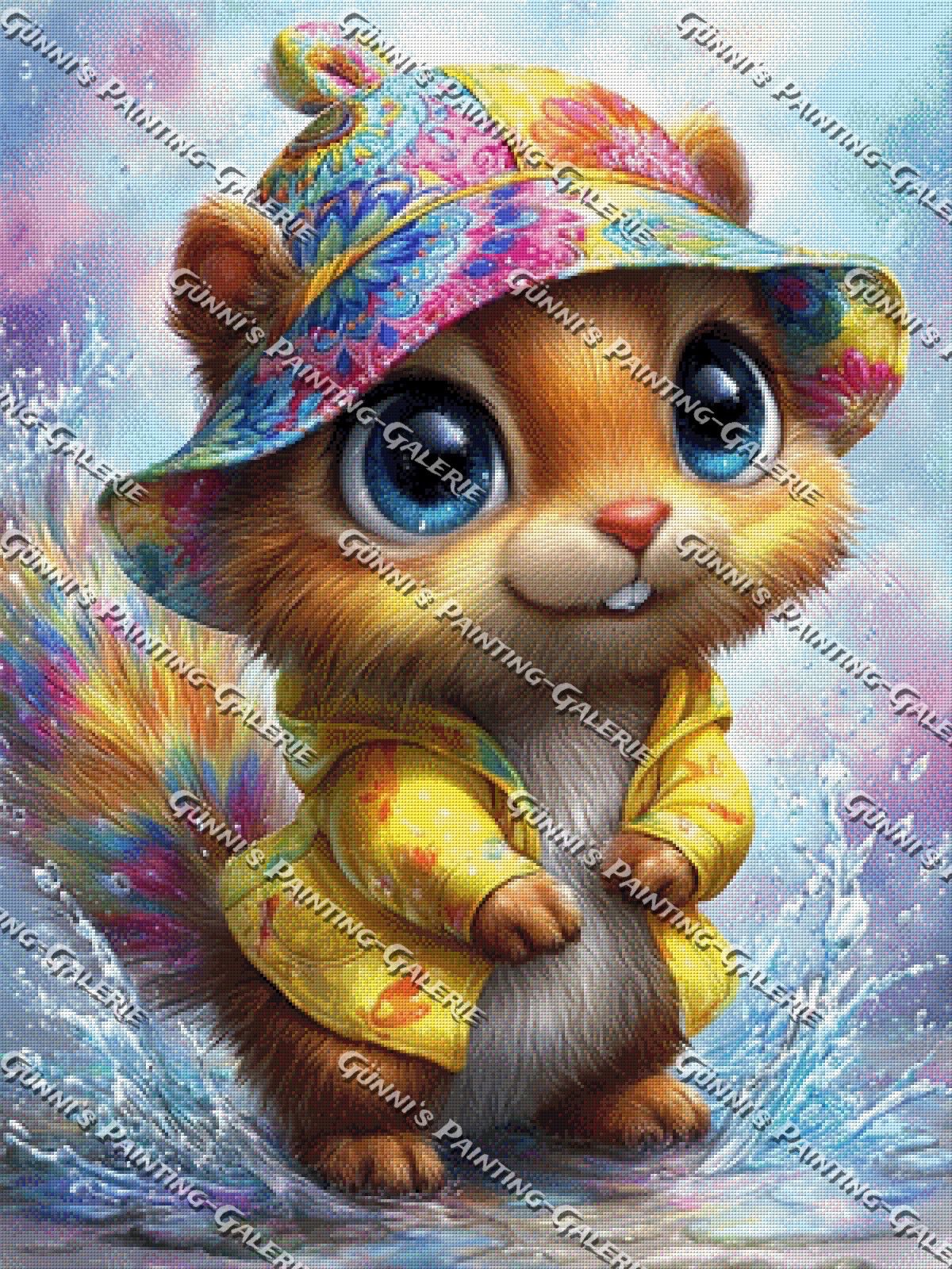 Tanz im Regen by illumaris KI_Art 75x100 285 Farben