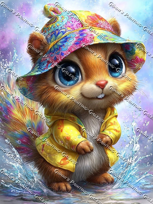 Tanz im Regen by illumaris KI_Art 75x100 285 Farben