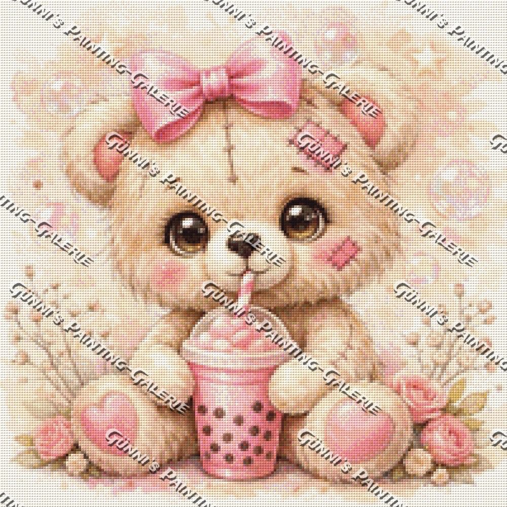 Kuschelbär mit Herz by LulanaCuties 50x50 90 Farben