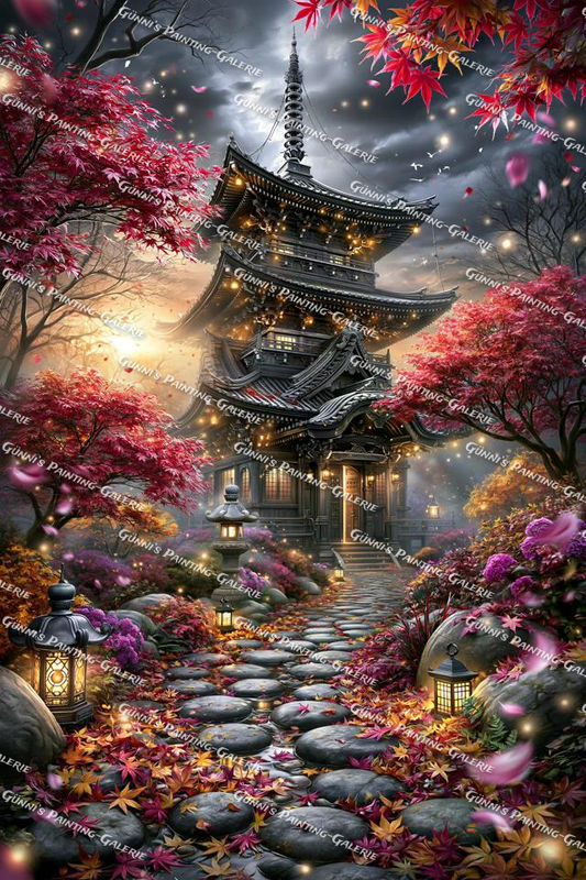 Tempel der tausend Träume by illumaris KI_Art 80x120 295 Farben