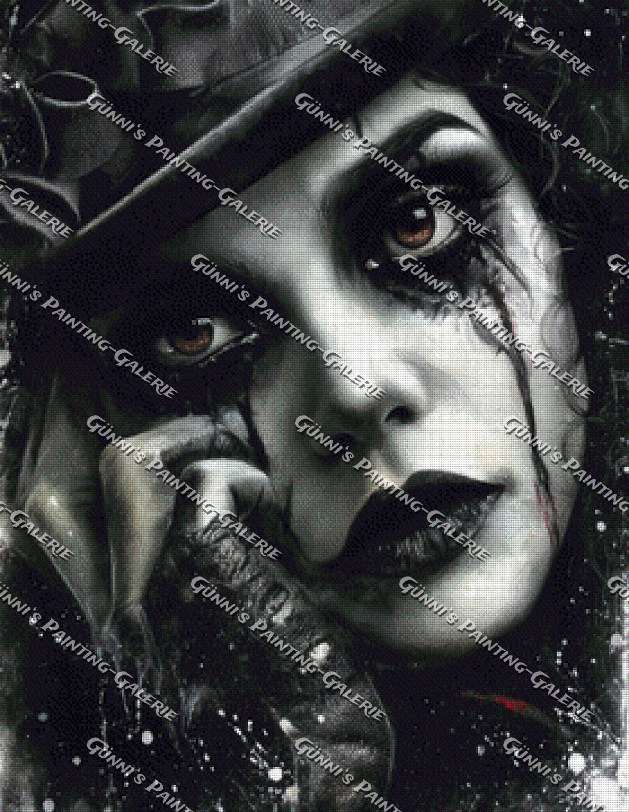 Schwarze Tränen by Karla 70x90 75 Farben