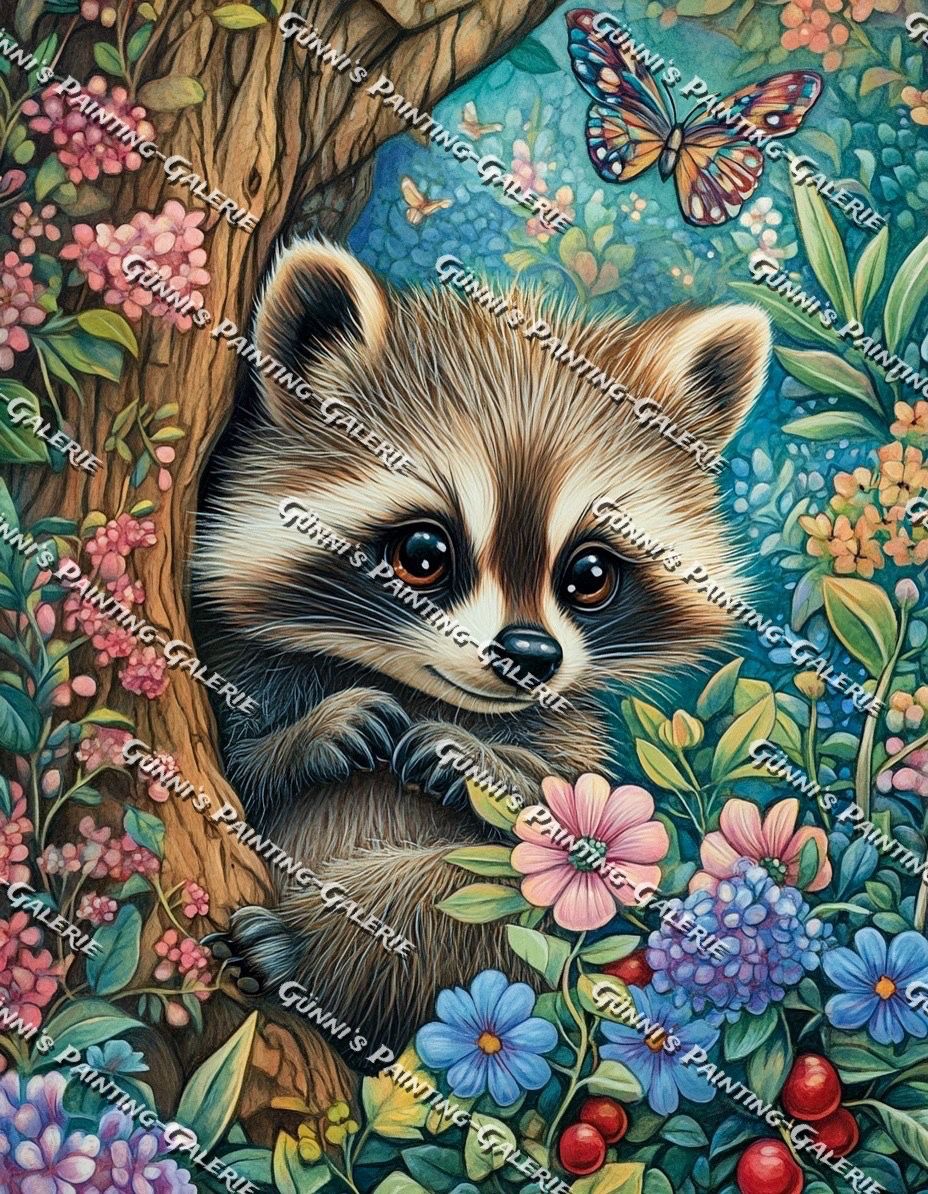 Der kleine Waldwächter by Andastra_DP 70x90 250 Farben
