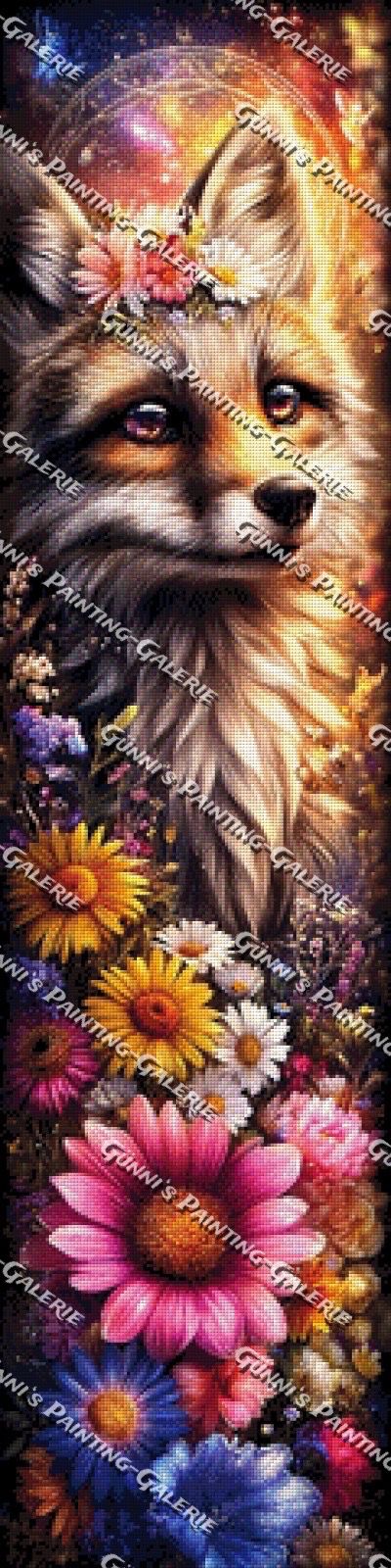 Kosmischer Waldfuchs by illumaris KI_Art 30x120 290 Farben