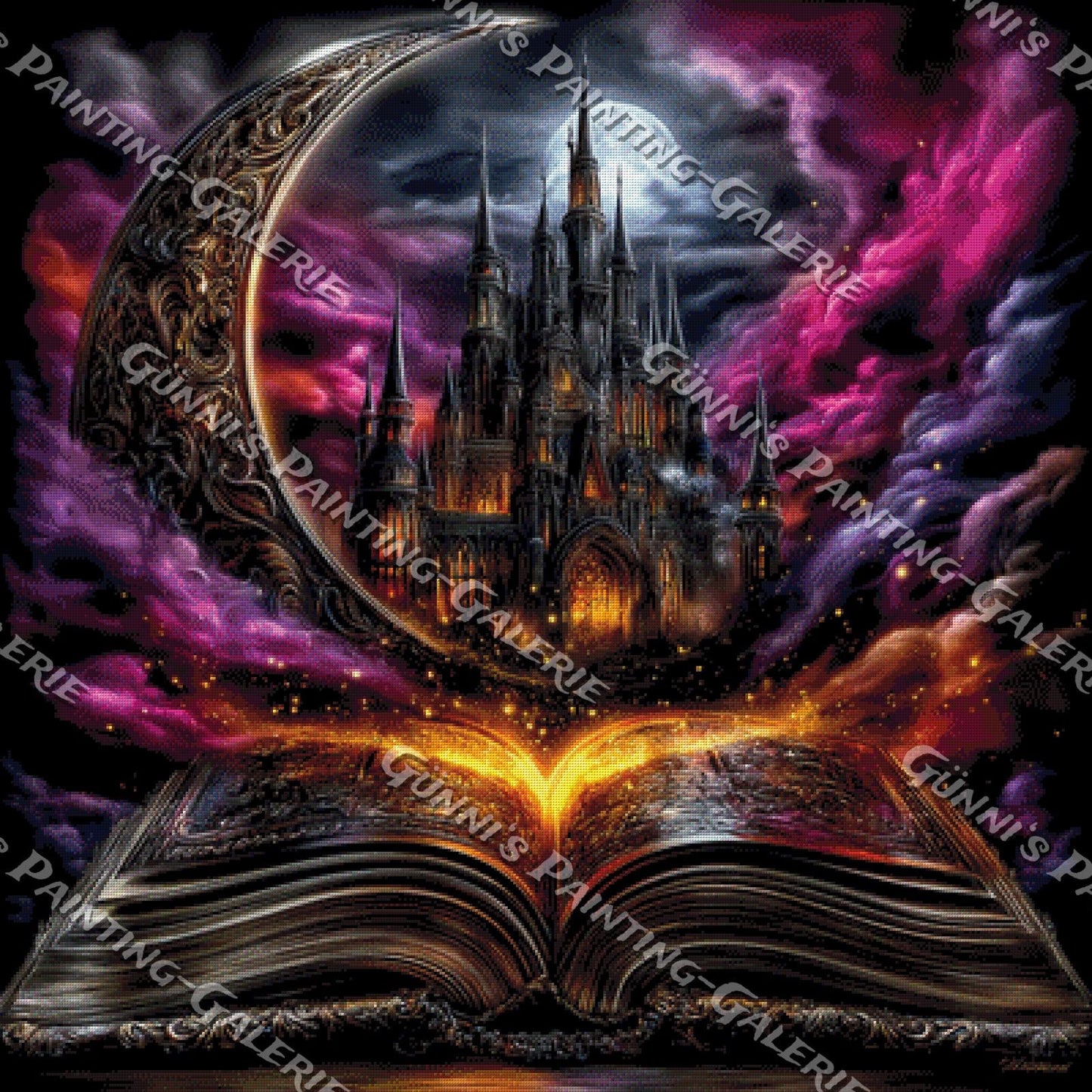 Das Buch des Königreichs by Andy‘s_AI_Art 100x100 mit 270 Farben