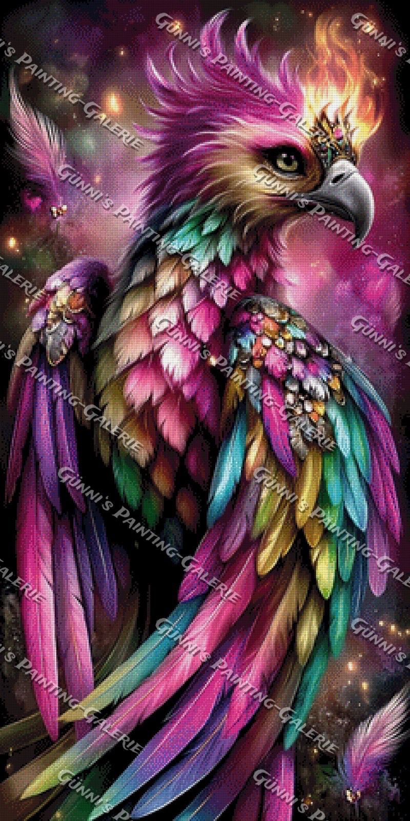 Phönix der Träume by Andy‘s_AI_Art 60x120 300 Farben