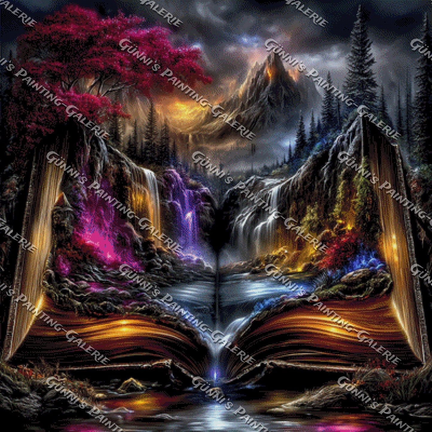 Das Buch der Natur by Andy‘s_AI_Art 100x100 280 Farben