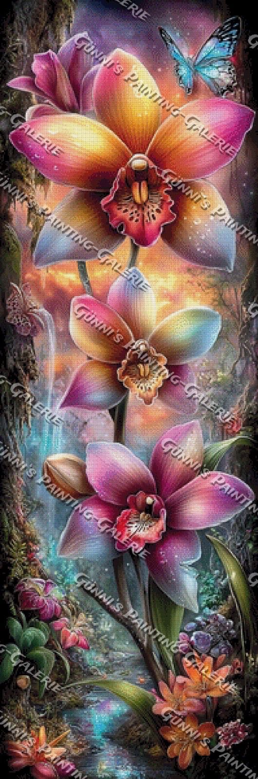 Magischer Orchideenwald by Andy‘s_AI_Art 50x150 380 Farben