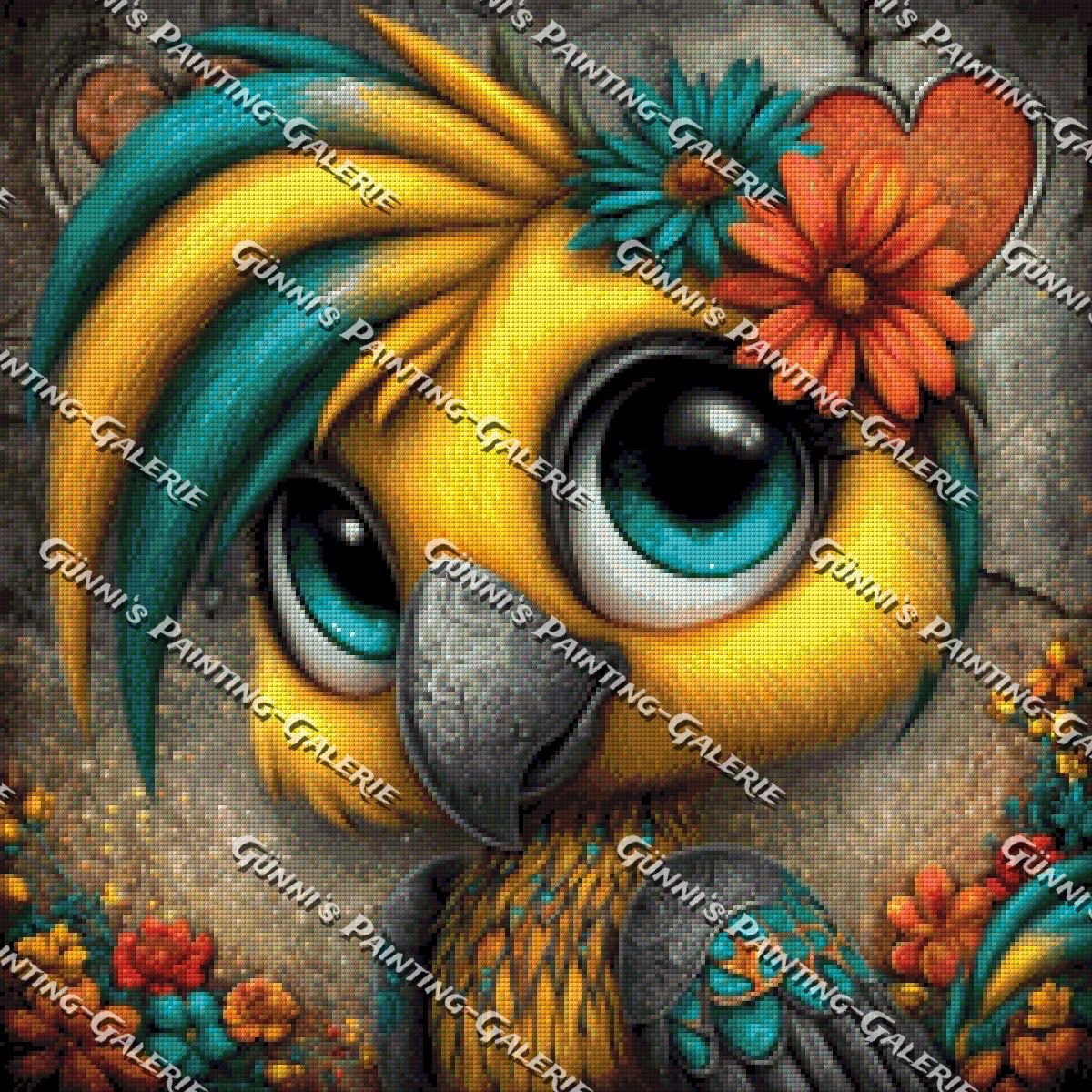 Herzfeder by Sweet_Loco_AI 60x60 120 Farben