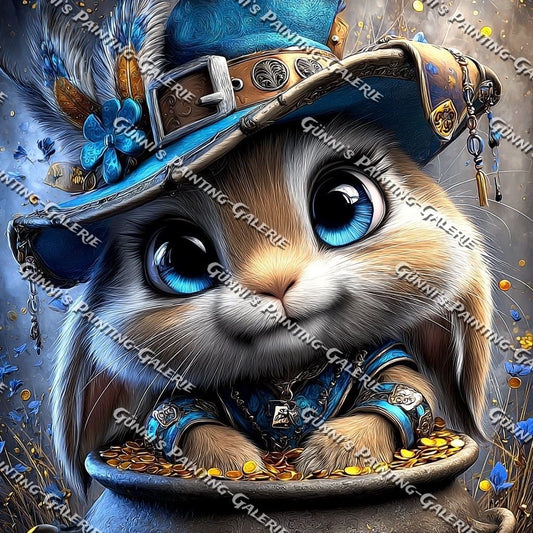 Goldpfötchen by illumaris KI_Art 60x60 110 Farben