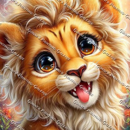 Ein Herz voller Sonnenschein by illumaris KI_Art 50x50 100 Farben