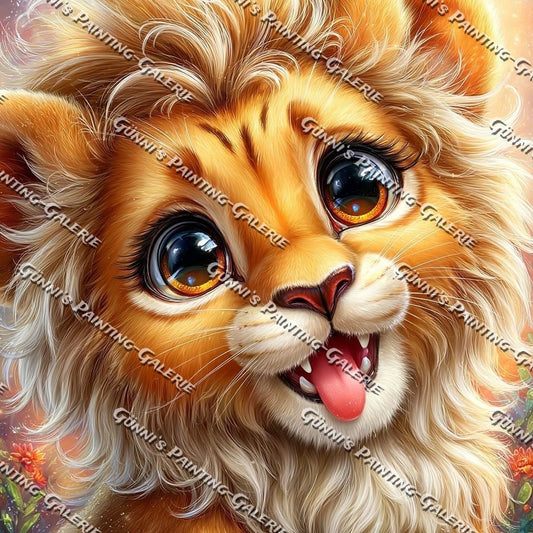 Ein Herz voller Sonnenschein by illumaris KI_Art 50x50 100 Farben