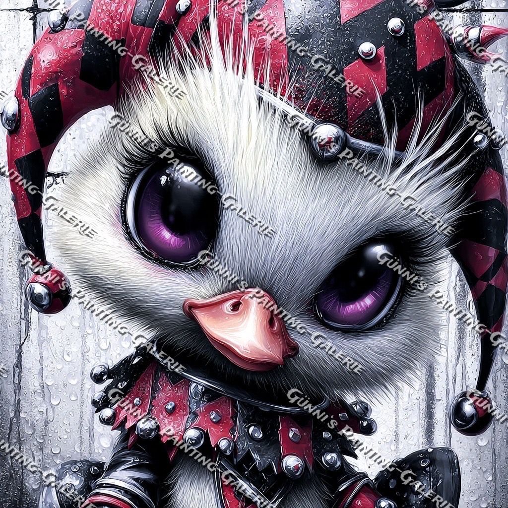 Ein Geheimnis hinter funkelnden Augen by illumaris KI_Art 50x50 90 Farben