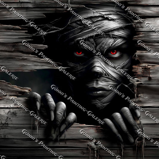 Der Blick aus der Dunkelheit by Karla 60x60 60 Farben