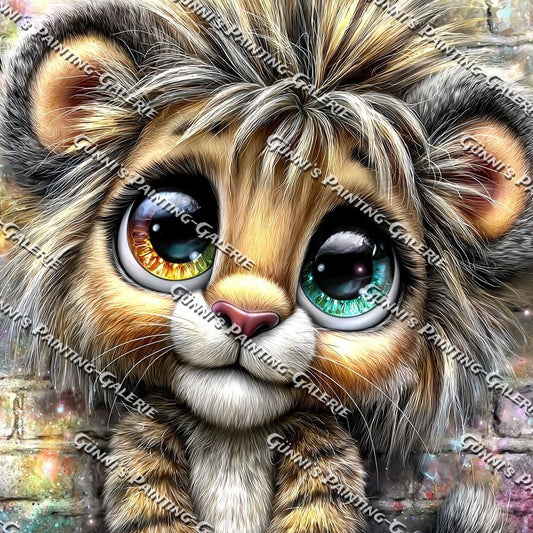 Liebe im Blick by Andy‘s_AI_Art 60x60 120 Farben