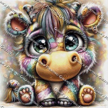 Kulleraugen-Hippo by Andy‘s_AI_Art 60x60 120 Farben