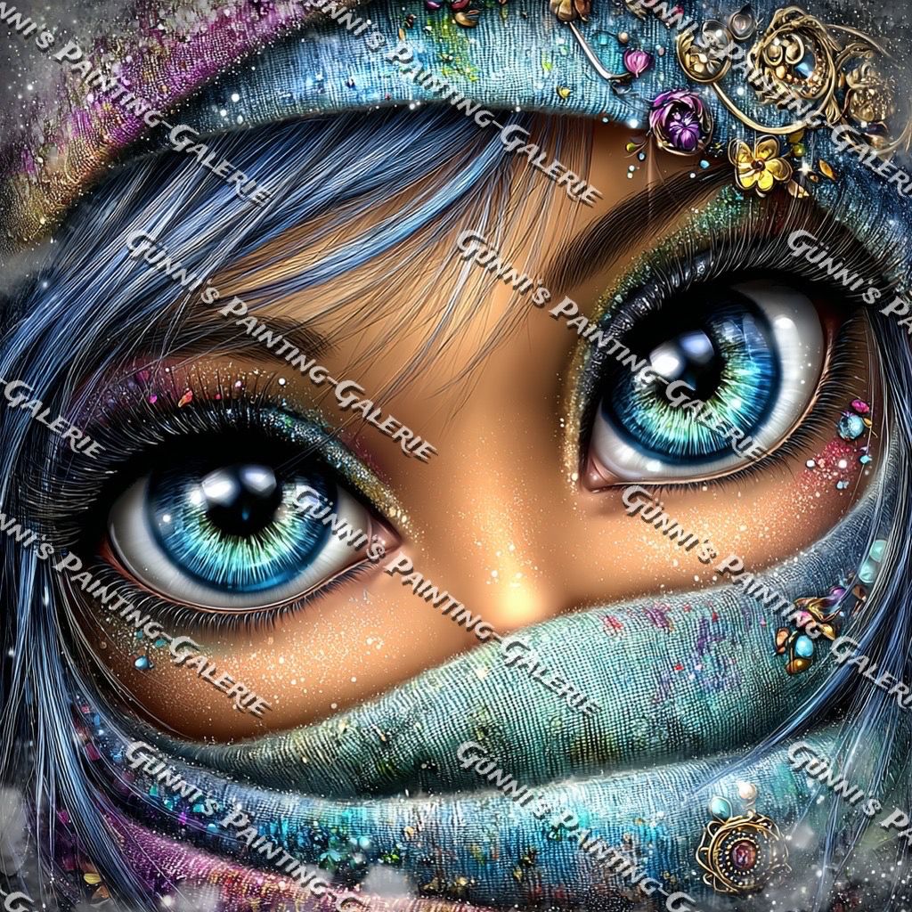 Die Verborgene Königin by Andy‘s_AI_Art 60x60 120 Farben