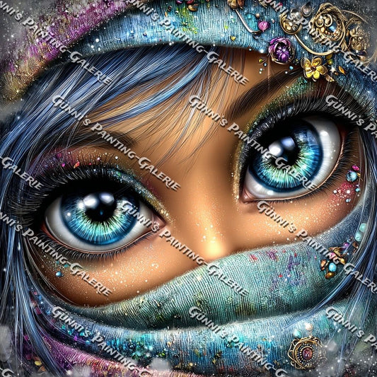 Die Verborgene Königin by Andy‘s_AI_Art 60x60 120 Farben