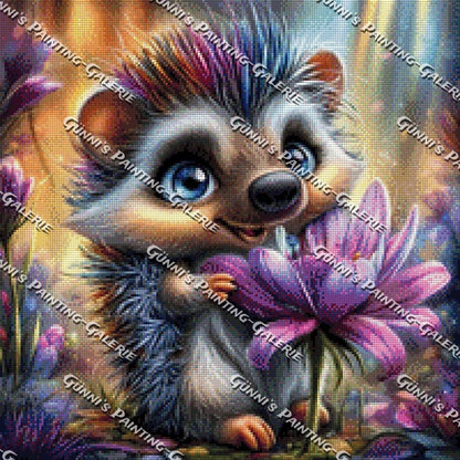 Das Blütengeheimnis by Andy‘s_AI_Art 50x50 100 Farben