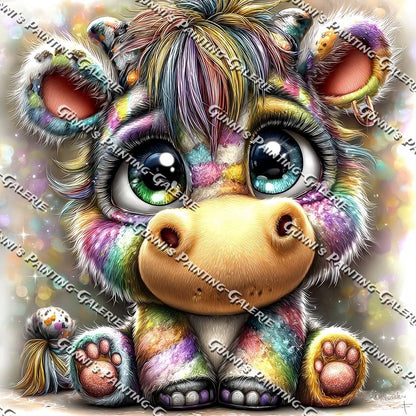 Kulleraugen-Hippo by Andy‘s_AI_Art 60x60 120 Farben