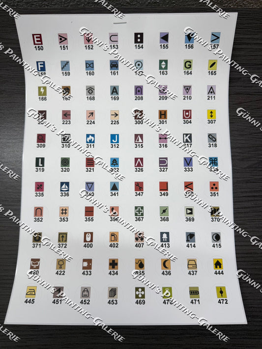 Stickerlegenden (rund oder eckig)