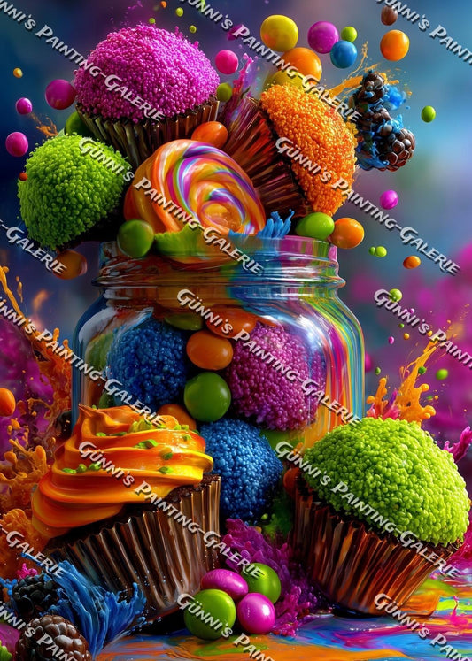 Zuckerrausch Deluxe by QN 100x140 405 Farben