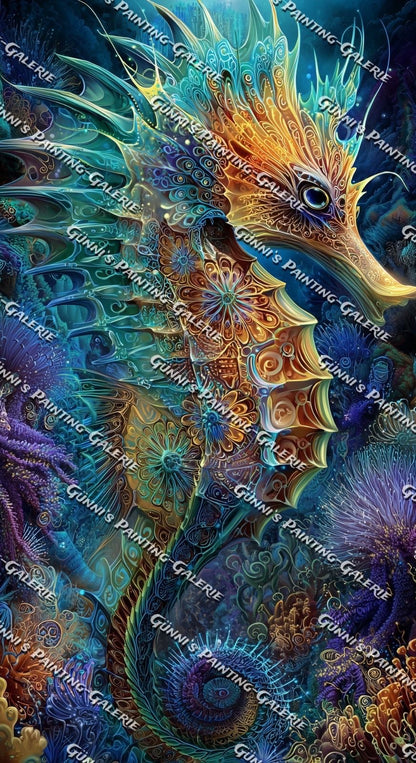 Zeitlos - Die Krone der Tiefe II by QN 60x110 280 Farben