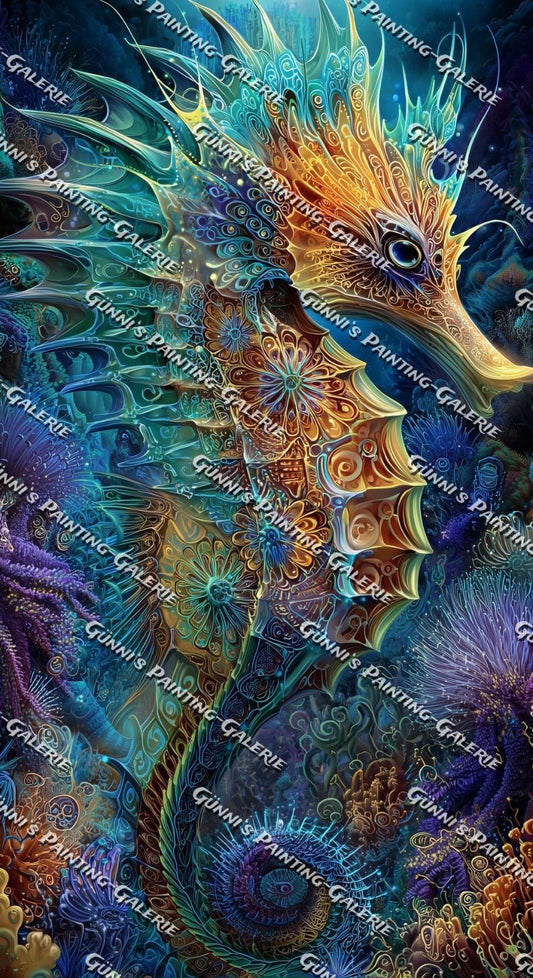 Zeitlos - Die Krone der Tiefe II by QN 60x110 280 Farben