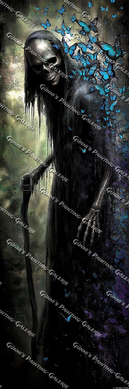 Vom Verfall zum Flug by Karla 40x120 140 Farben