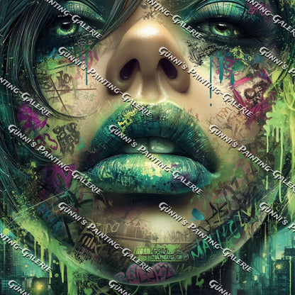 Die Kunst des Chaos by Sweet_Loco_AI 90x90 180 Farben