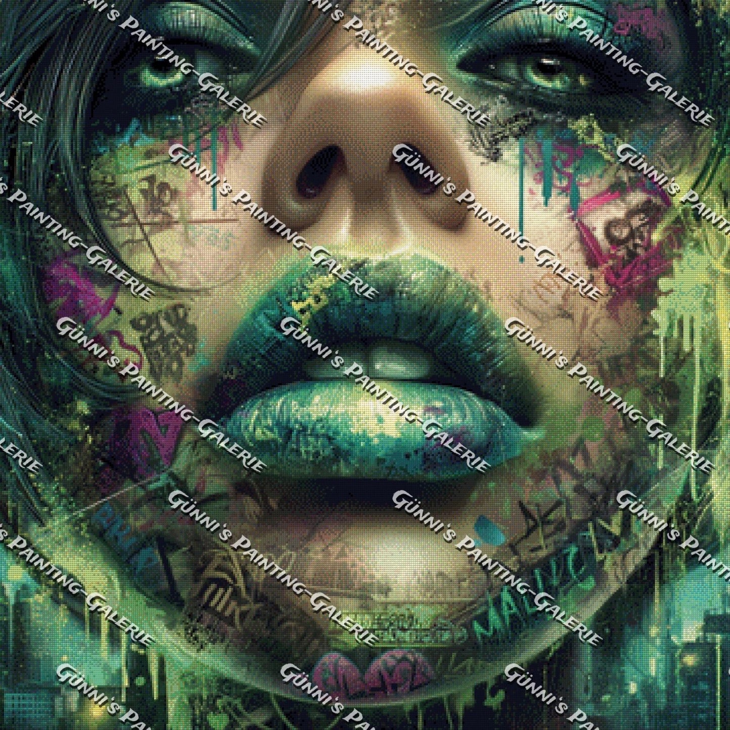 Die Kunst des Chaos by Sweet_Loco_AI 90x90 180 Farben