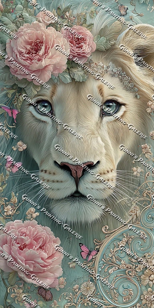 Im Herzen der Blüte by Elly_A.I. 60x120 170 Farben