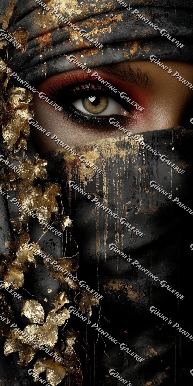 Goldene Stille by QN 60x120 115 Farben
