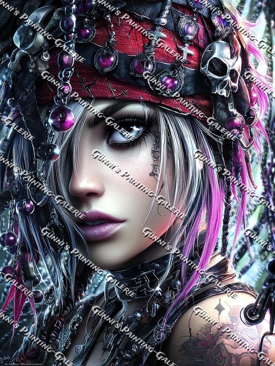 Verfluchte Schönheit by illumaris KI_Art 75x100 215 Farben