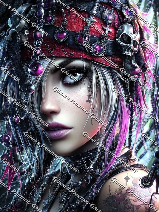 Verfluchte Schönheit by illumaris KI_Art 75x100 215 Farben