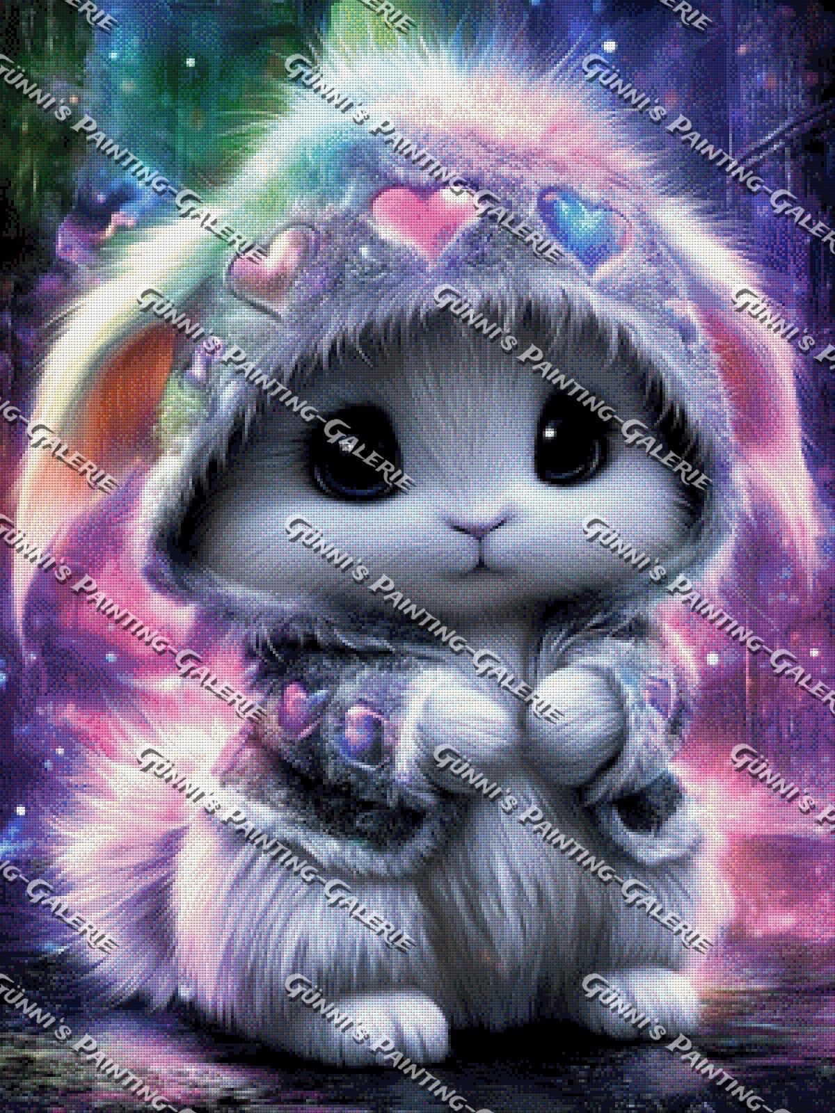 Herzpfötchen by illumaris KI_Art 75x100 235 Farben