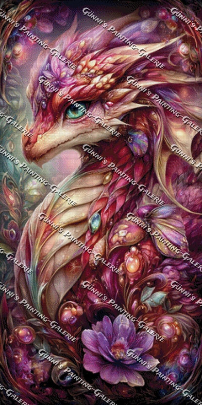 Juwel des Drachenherzens by Sweet_Loco_AI 60x120 270 Farben