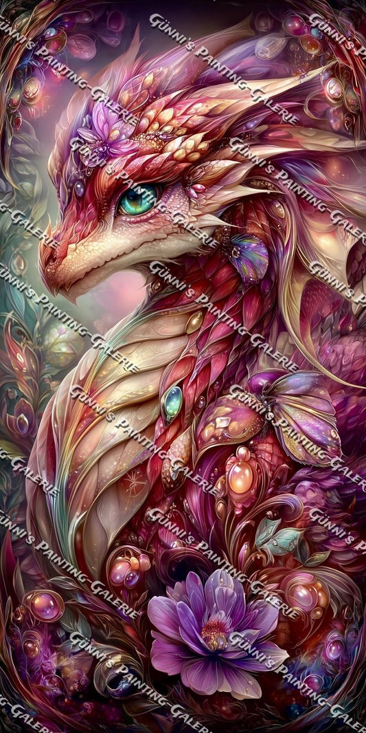 Juwel des Drachenherzens by Sweet_Loco_AI 60x120 270 Farben