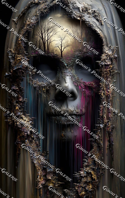 Zwischen Leben und Vergessen by Karla 70x110 150 Farben