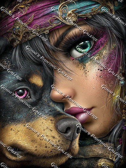 Seelenverbindung by Andy‘s_AI_Art 75x100 245 Farben