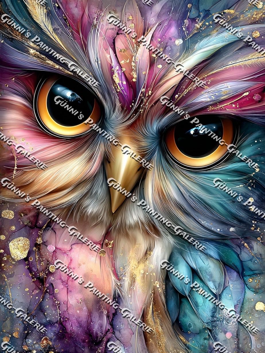 Schneule by Andy‘s_AI_Art 75x100 300 Farben