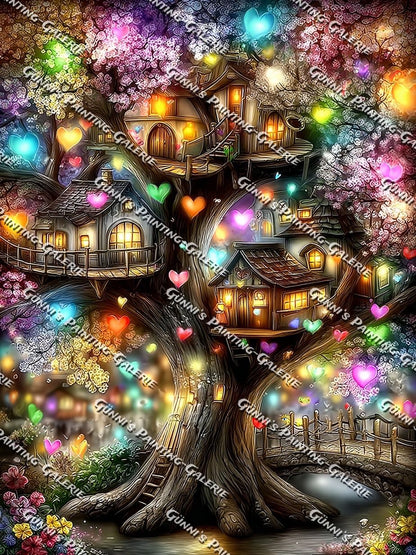 Herzbaum der Träume by Andy‘s_AI_Art 75x100 285 Farben