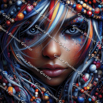 Farbenrausch im Blick by illumaris KI_Art 90x90 250 Farben