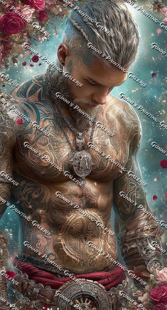 Eid im Rosenwind by Elly_A.I. 65x120 170 Farben